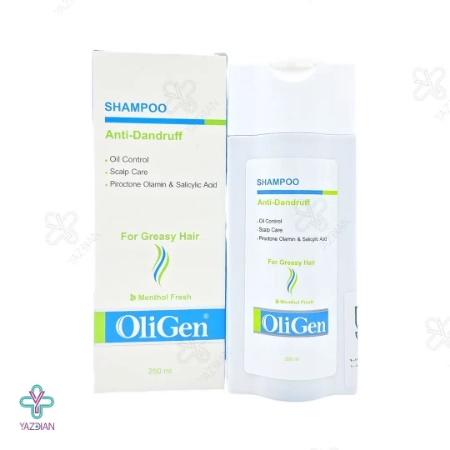 شامپو ضد شوره موهای چرب الی ژن - 250 میلی لیتر 