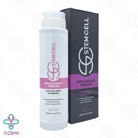 شامپو موهای خشک و آسیب دیده استم سل - 250 میلی لیتر