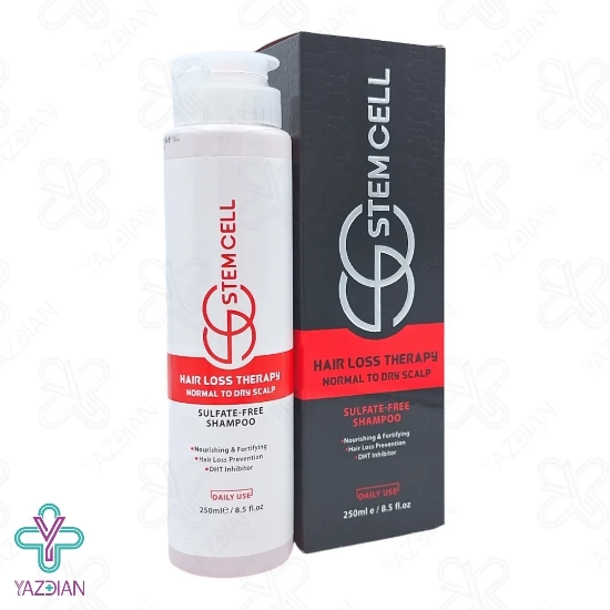 شامپو تقویت کننده موهای نرمال تا خشک استم سل - 250 میلی لیتر