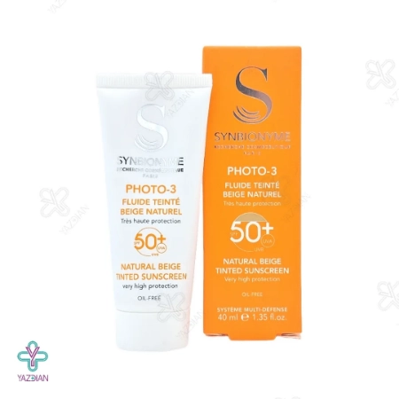 کرم ضد آفتاب SPF50 فاقد چربی فوتو3 سین بیونیم - بژ طبیعی