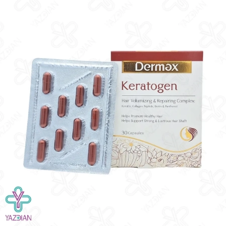 کپسول کراتین کلاژن کراتوژن درمکس - 30 عددی