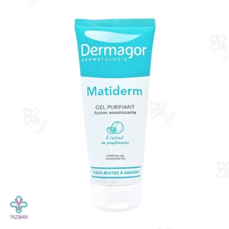 ژل شوینده پوست چرب و مختلط متیدرم درماگور - 200 میلی لیتر 
