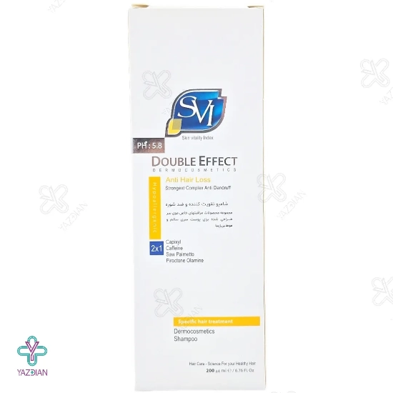 شامپو تقویت کننده و ضد شوره دابل افکت اس وی آی - 200 میلی لیتر 