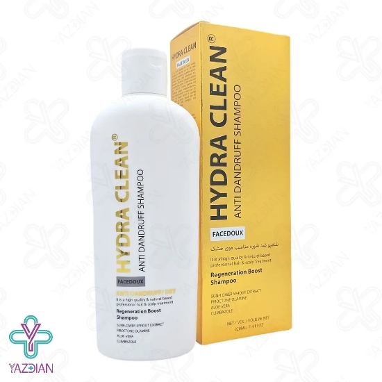 شامپو ضد شوره موهای خشک هیدراکلین فیس دوکس - 220 میلی لیتر