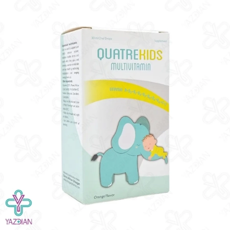 قطره مولتی ویتامین کواتر کیدز دارو افشان شایگان - 30 میلی لیتر	