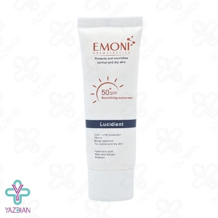 کرم ضد آفتاب SPF50 پوست خشک و معمولی امونی – بی رنگ	