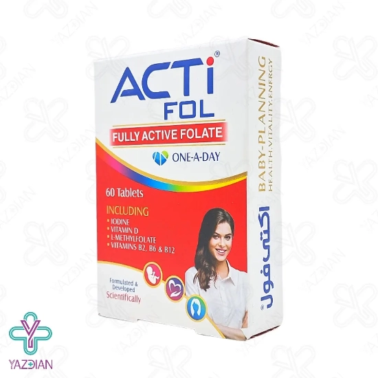 قرص آهن اکتی فول ابیان دارو - 60 عددی	