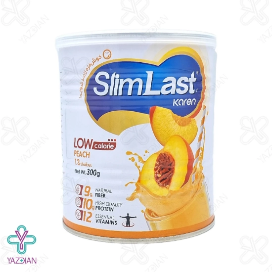 پودر لاغری اسلیم لست هلویی کارن - 300 گرم	