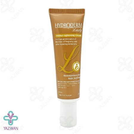 کرم روشن کننده و ضد لک گیاهی هیدرودرم لیدی - 30 میلی لیتر	
