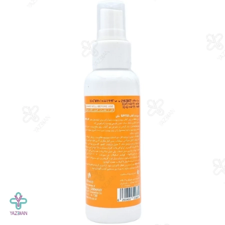 اسپری ضد آفتاب SPF50 مای مناسب انواع پوست - بی رنگ 