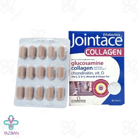 قرص مفاصل گلوکزامین جوینتیس کلاژن ویتابیوتیکس - 30 عددی	