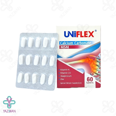 قرص تقویت مفاصل یونی فلکس ابیان دارو - 60 عددی	