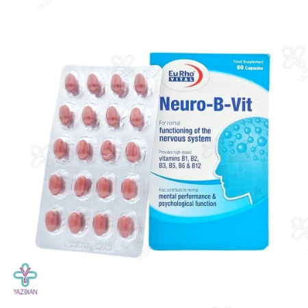 کپسول تقویت سیستم عصبی نورو بی ویت یوروویتال - 60 عددی 