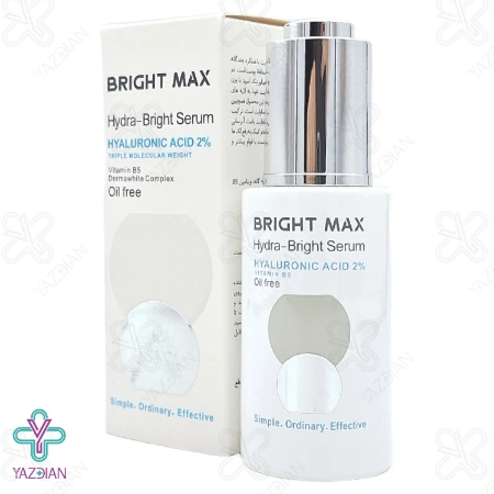 سرم هیالورونیک اسید 2 درصد برایت مکس - 30 میلی لیتر	