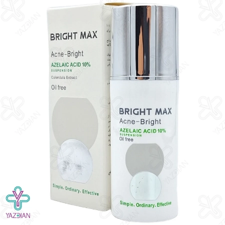 سوسپانسیون ضد لک و آکنه برایت مکس حاوی آزلائیک اسید – 30 میلی لیتر	
