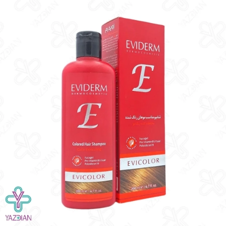 شامپو موهای رنگ شده مدل EVICOLOR اویدرم - 200 میلی لیتر