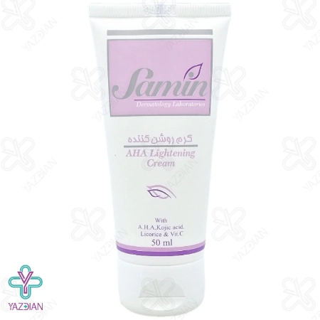 کرم روشن کننده AHA ثمین - 50 میلی لیتر	