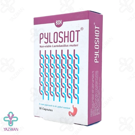 کپسول گوارش پایلوشات بی اس کی - 30 عددی	