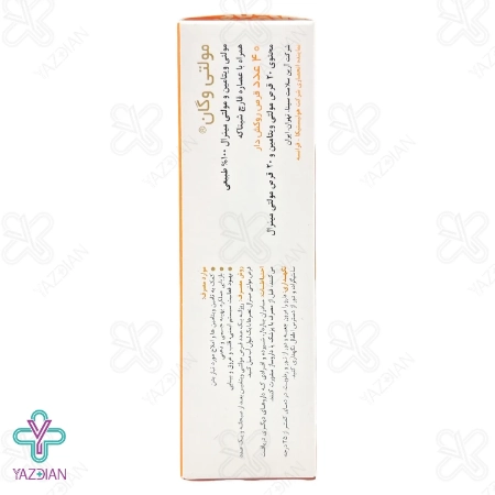 قرص مولتی ویتامین مینرال مولتی وگان هولیستیکا - 40 عددی	