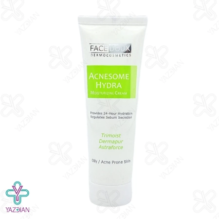 کرم آبرسان و مرطوب کننده پوست چرب آکنه زوم هیدرا فیس دوکس - 50 میلی لیتر	
