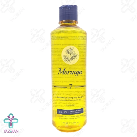شامپو حجم دهنده موهای چرب مورینگا - 400 میلی لیتر	