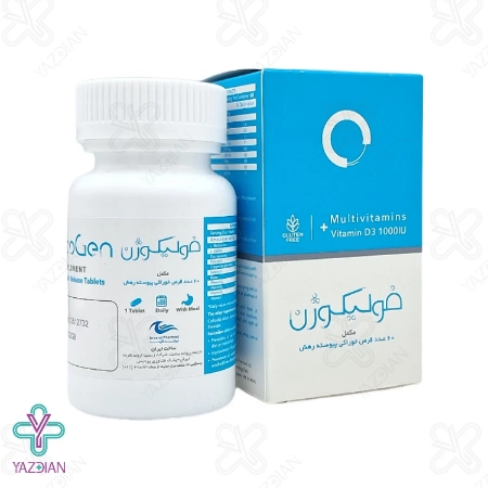 قرص ضد ریزش مو فولیکوژن اروند فارمد - 60 عددی	