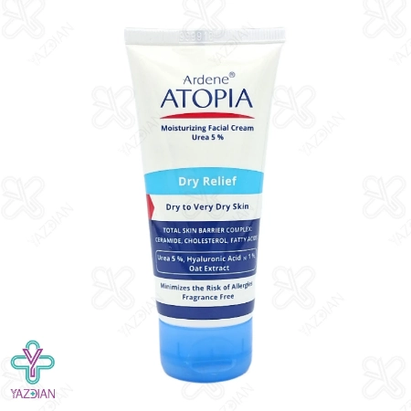 کرم مرطوب کننده قوی صورت آتوپیا اوره 5 درصد آردن - 50 گرم	