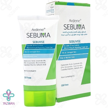 کرم ژل مرطوب کننده و بازسازی کننده سبوما آردن - 40 گرم	