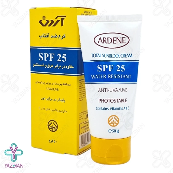 کرم ضد آفتاب SPF 25 آردن مناسب پوست خشک و معمولی - بی رنگ	