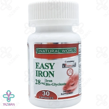 کپسول آهن ایزی آیرون نچرال ورد – 30 عددی	