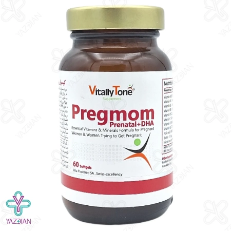 کپسول ژلاتینی تقویت کننده بانوان پرگمام ویتالی تون - 60 عددی	