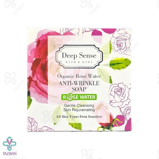 صابون گلاب دیپ سنس مناسب پوست های دارای چروک - 75 گرم	