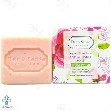 صابون گلاب دیپ سنس مناسب پوست های دارای چروک - 75 گرم	