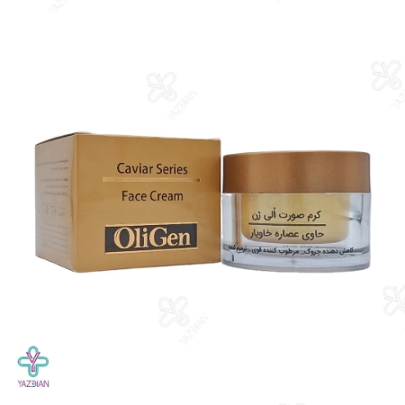 کرم ضد چروک صورت خاویار الی ژن - 50 میلی لیتر	