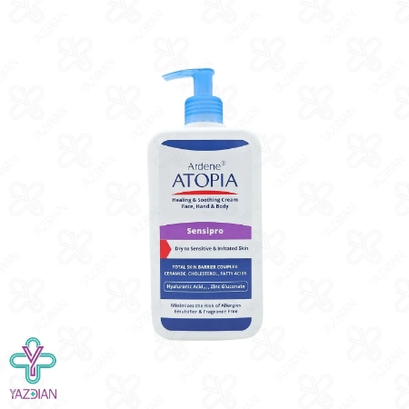 کرم مرطوب کننده و التیام بخش پوست خشک و حساس آتوپیا آردن - 500 گرم	