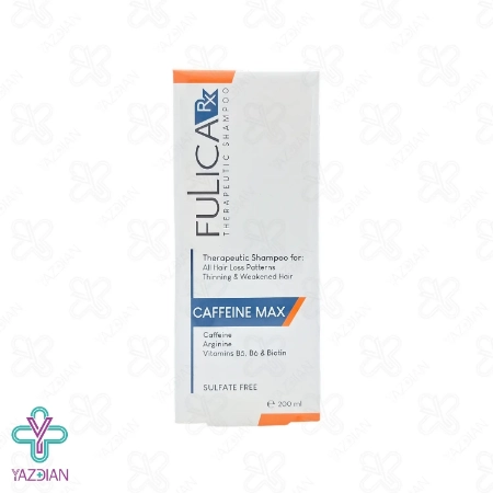 شامپو تقویت کننده و حجم دهنده کافئین مکس فولیکا آر ایکس - 200 میلی لیتر	