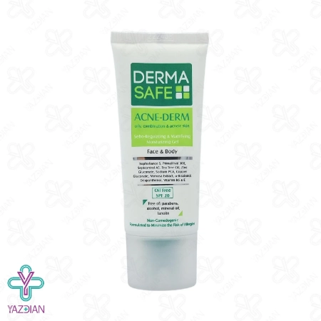 ژل مرطوب کننده فاقد چربی آکنه درم درماسیف - 40 میلی لیتر	