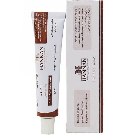 تصویر  پماد ایکتیول 10 درصد حنان - 15 گرم