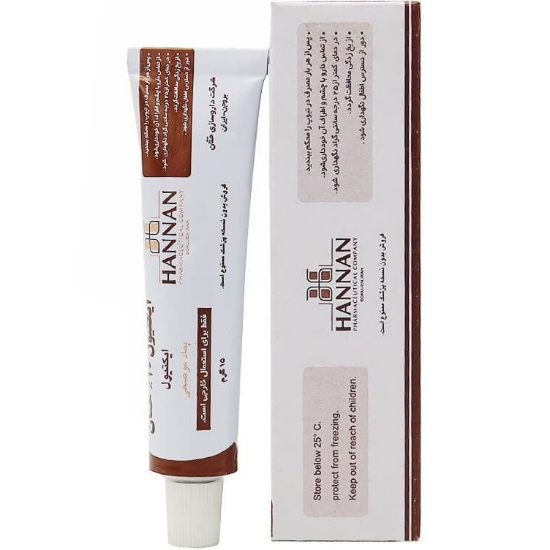 تصویر  پماد ایکتیول 10 درصد حنان - 15 گرم