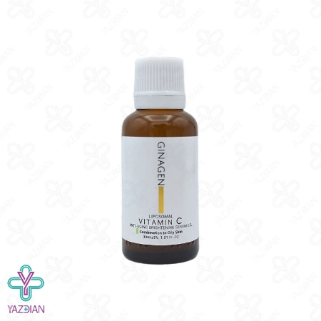 سرم ضد چروک ویتامین ث پوست چرب ژیناژن - 30 میلی لیتر	