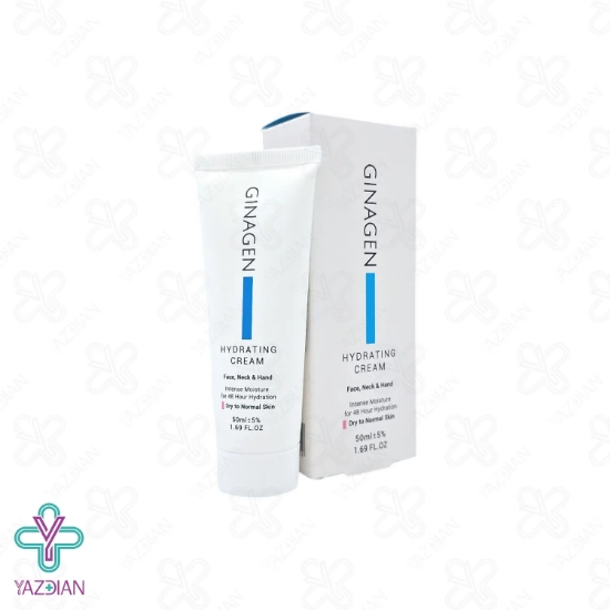 کرم آبرسان پوست خشک و معمولی ژیناژن - 50 میلی لیتر	
