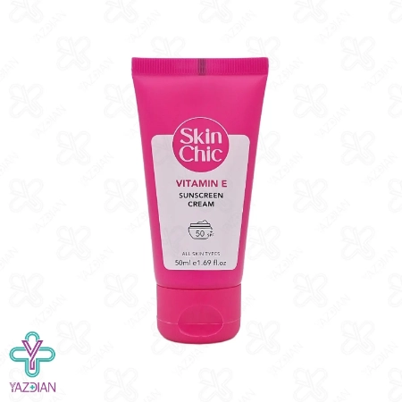 کرم ضد آفتاب SPF50 انواع پوست اسکین شیک – بی رنگ	