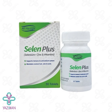 قرص سلنیوم و زینک سلن پلاس های هلث - 30 عددی	