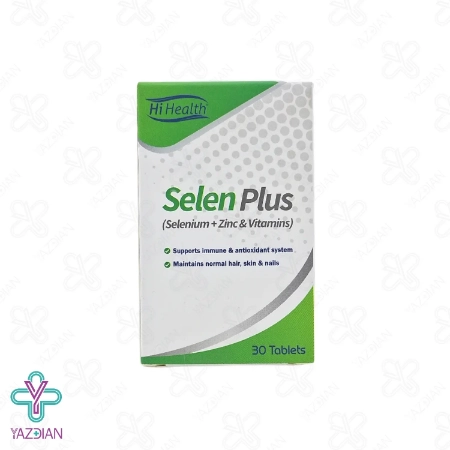 قرص سلنیوم و زینک سلن پلاس های هلث - 30 عددی	