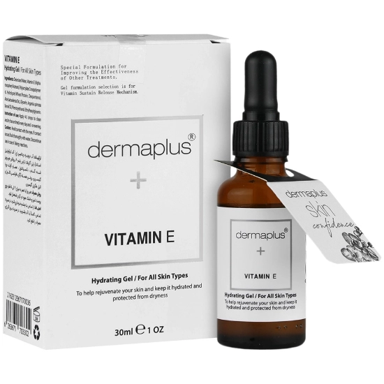 ژل مرطوب کننده پوست ویتامین ایی درما پلاس - 30 میلی لیتر
