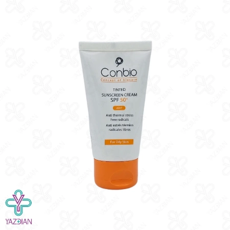 کرم ضد آفتاب SPF50 پوست چرب و جوش دار کانبیو - رنگی	